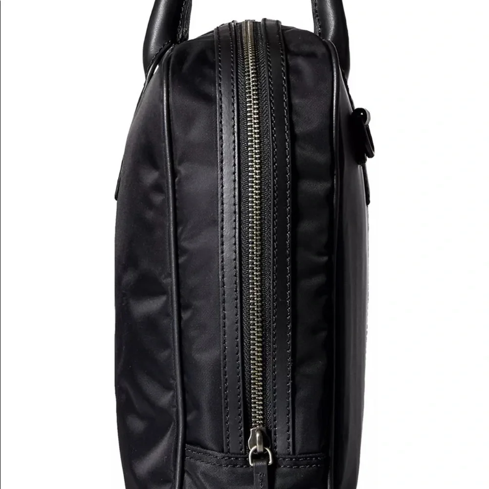 Cole Haan Black Nylon Professional Laptop Briefcase Commuter Bag 15